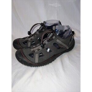 J-41 WATER READY SANDALS BLACK ADVENTURE ON‎ UNISEX MEN'S SIZE 8/9.5 WOMEN'S